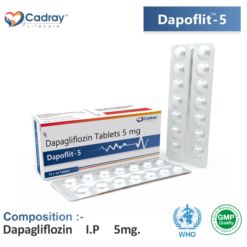 Dapagliflozin 5mg Tablets in PCD Pharma Franchise